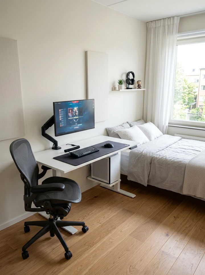 Minimalist esports bedroom - 30 esports bedroom ideas