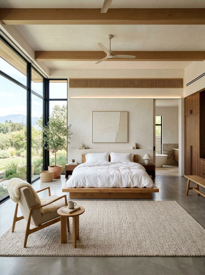Minimalist luxury master suite - 30 high end bedroom ideas