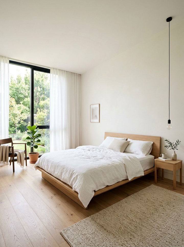Minimalist master bedroom - 30 bedroom upgrade ideas