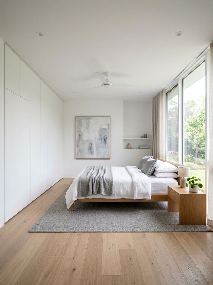 Minimalist master bedroom retreat - 30 empty nester bedroom ideas
