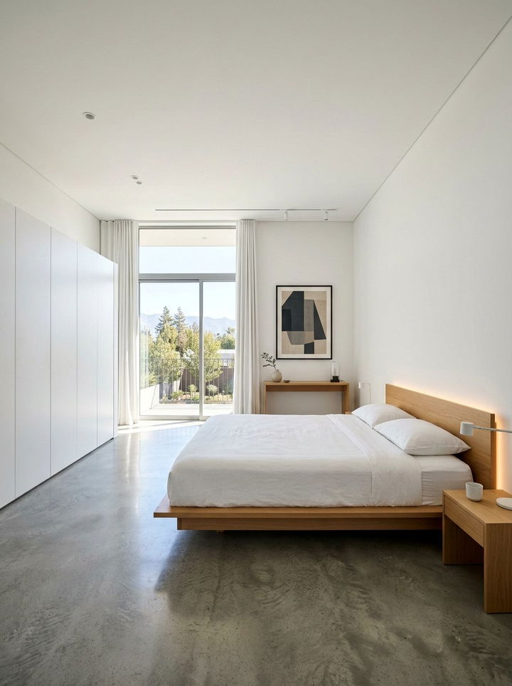 Minimalist master suite - 30 restful bedroom ideas
