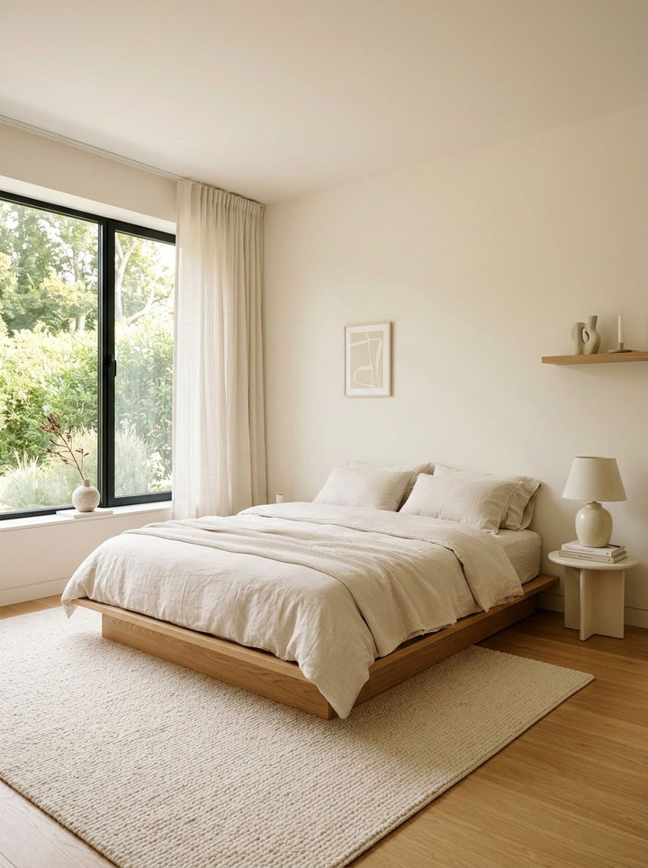 Minimalist off white bedroom - 30 off-white bedroom ideas