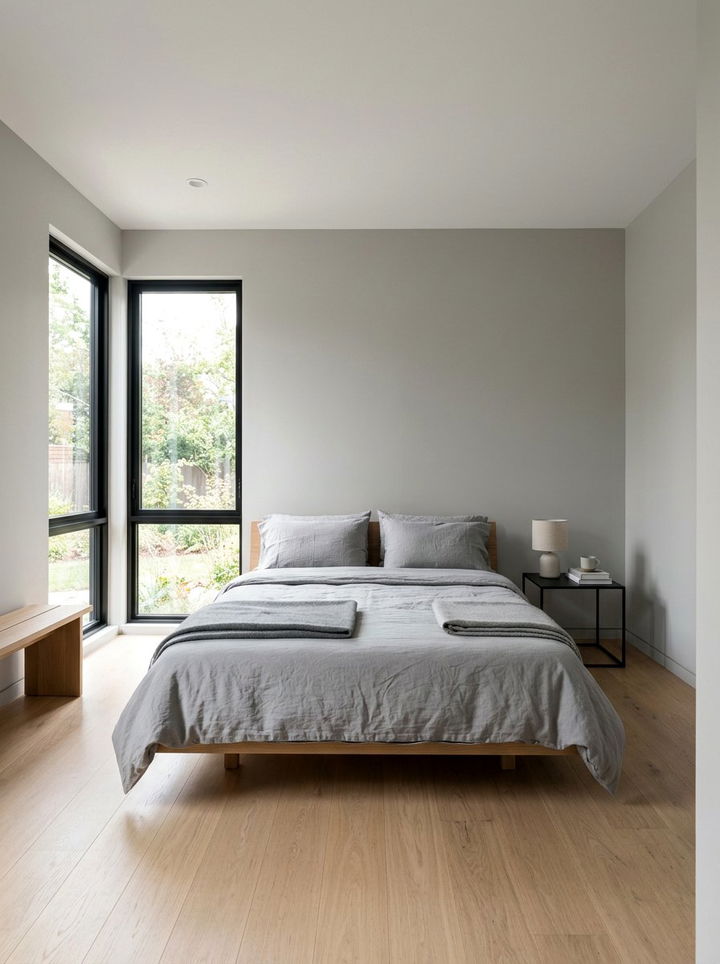 Minimalist pebble gray bedroom - 30 pebble gray bedroom ideas