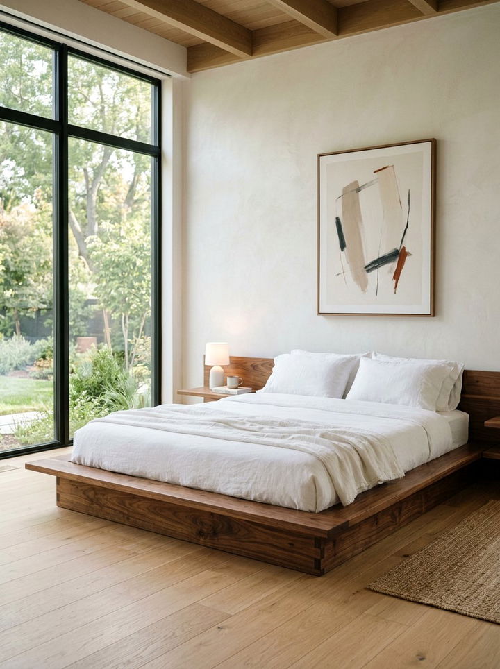 Minimalist platform bed - 30 bespoke bedroom ideas