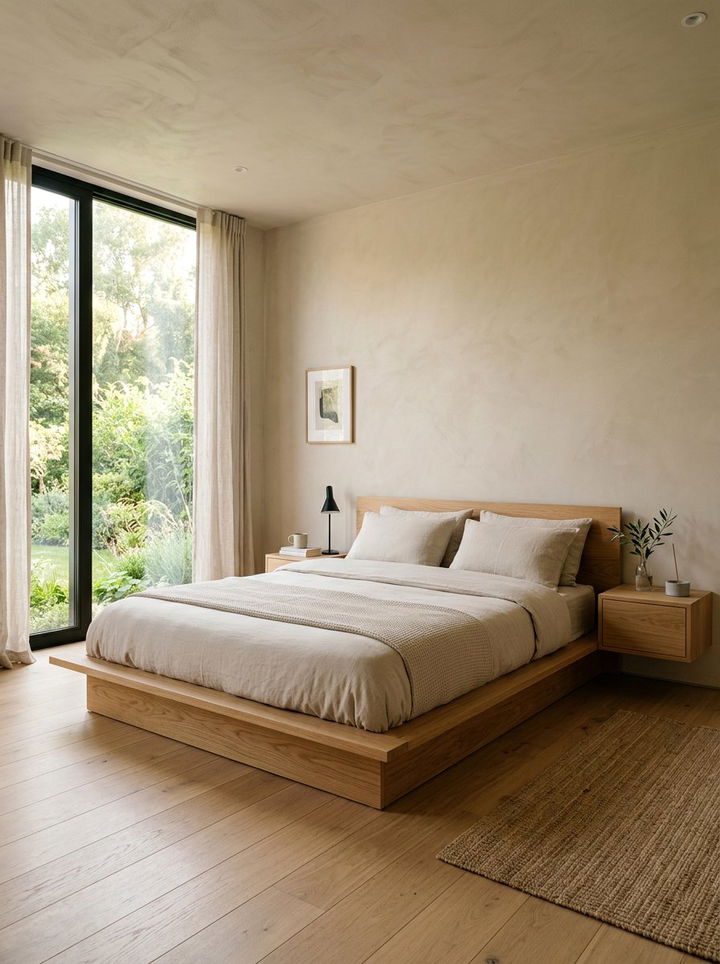 Minimalist platform bed - 30 bedroom furniture settings