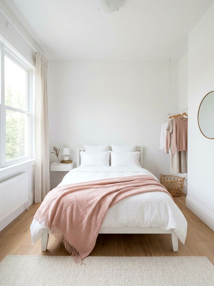 Minimalist rose pink bedroom - 30 rose pink bedroom ideas