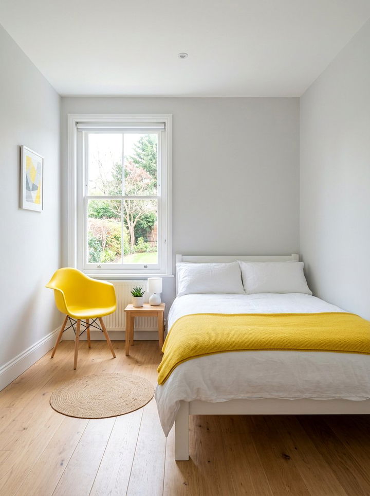 Minimalist yellow bedroom - 30 golden yellow bedroom ideas