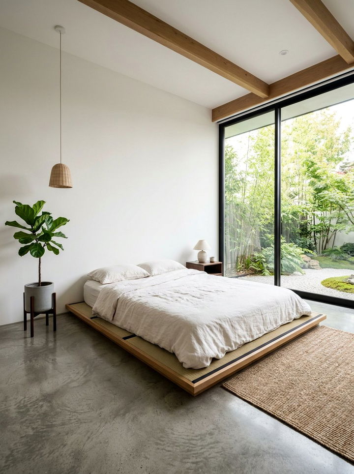 Minimalist zen bedroom - 30 Japanese bedroom ideas