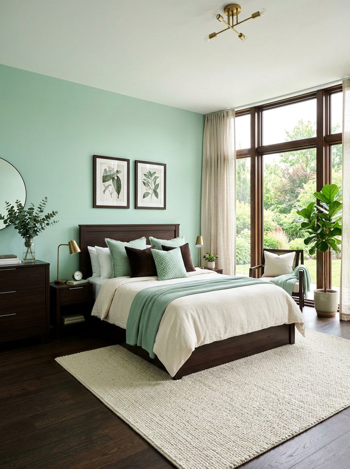 Mint And Chocolate Bedroom - 30 unisex bedroom ideas