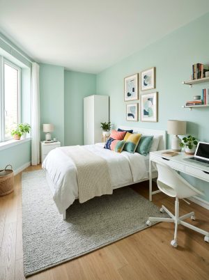 Mint Green Bedroom