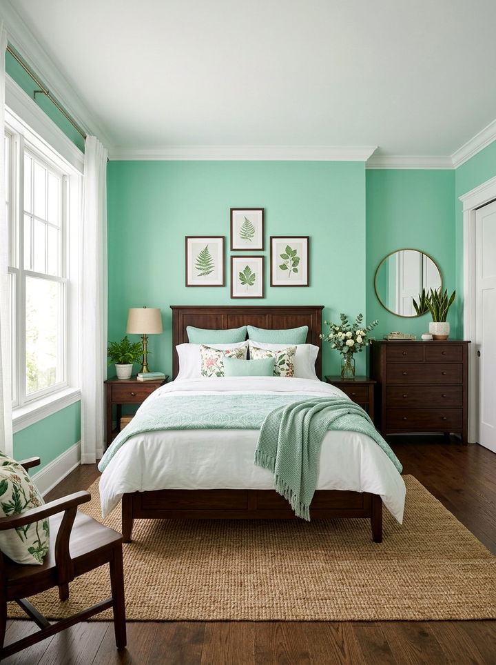 Mint Green Bedroom - 30 serene bedroom color ideas