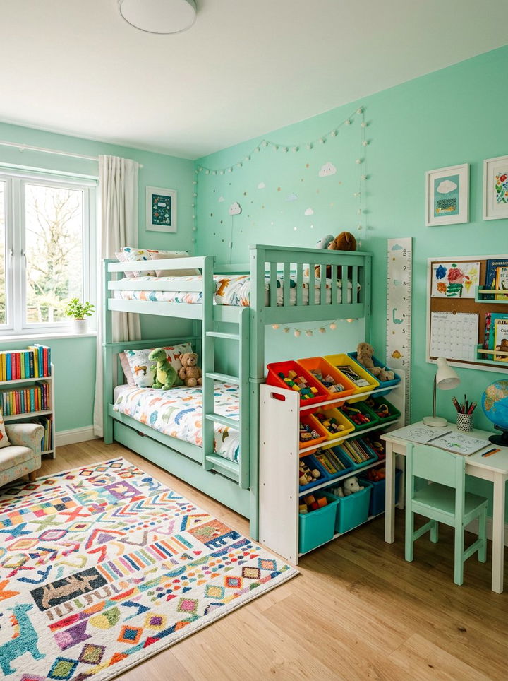 Mint Green Kids Bedroom - 30 mint green bedroom ideas