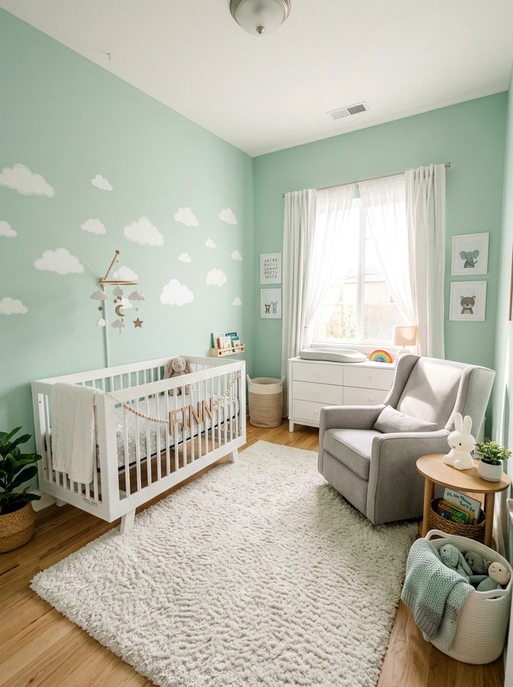 Mint Green Nursery Bedroom - 30 mint green bedroom ideas