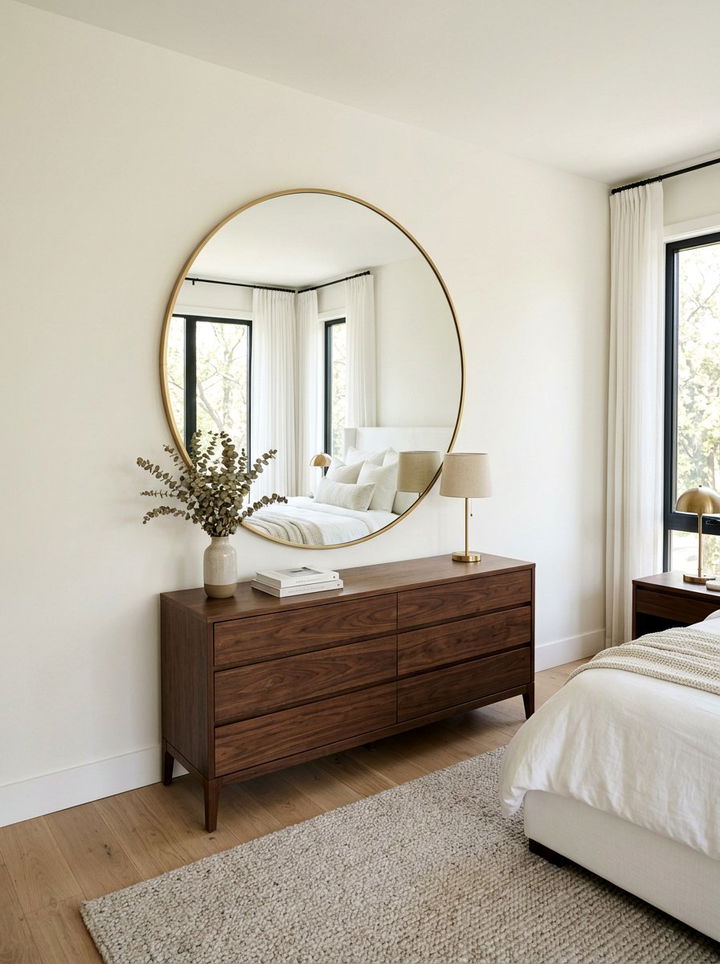 Mirror Wall Decor - 30 dramatic bedroom ideas