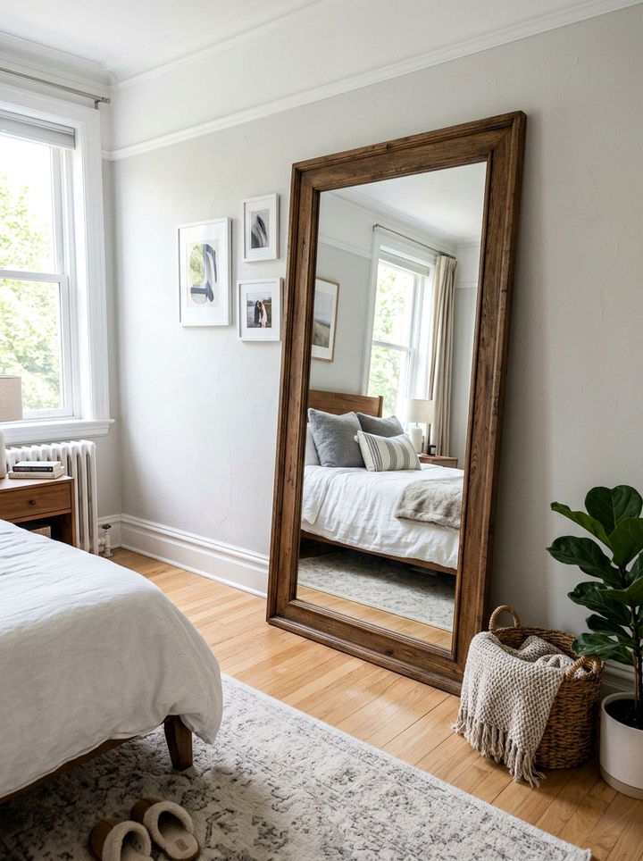 Mirror Wall - 30 low cost bedroom ideas