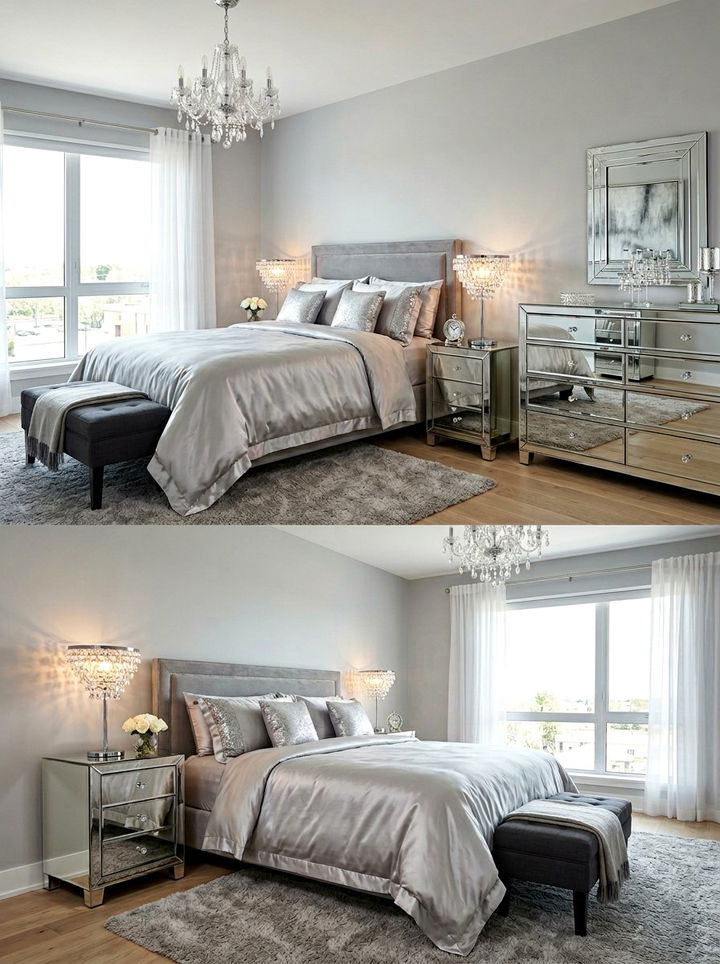 Mirrored Bedroom Furniture - 30 bedroom photography ideas