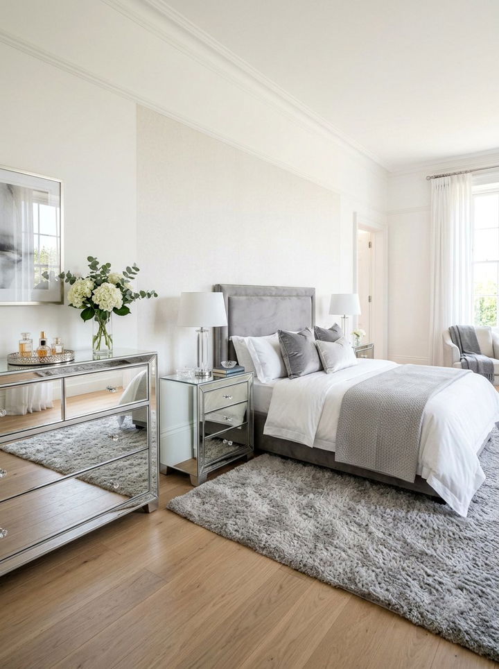 Mirrored Furniture Bedroom - 30 contemporary bedroom ideas