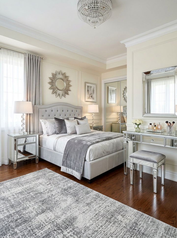 Mirrored Furniture Bedroom - 30 elegant bedroom ideas