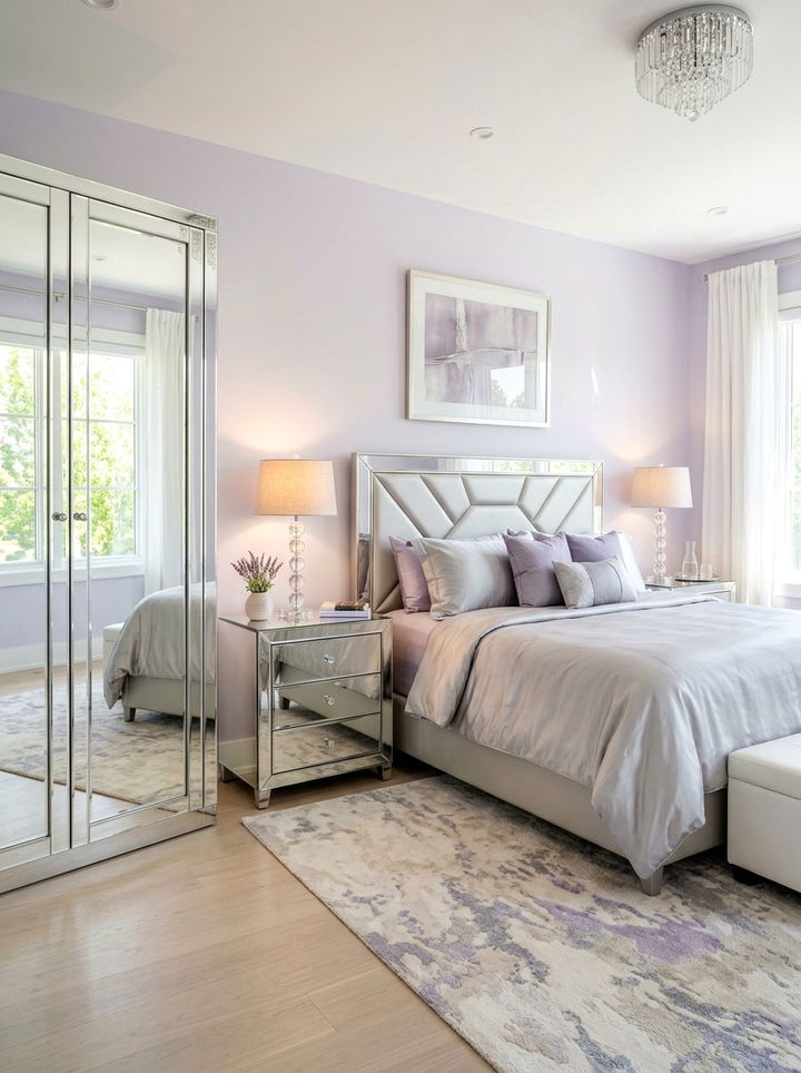 Mirrored Furniture Bedroom - 30 Hollywood bedroom ideas
