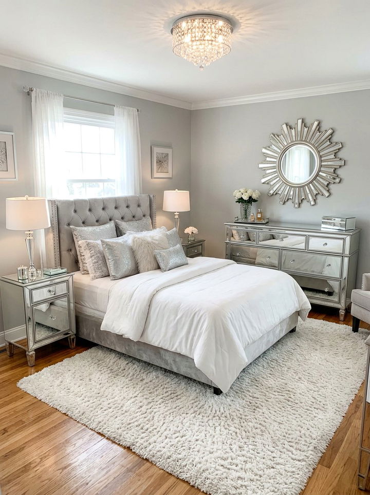 Mirrored Furniture Bedroom - 30 luxe bedroom ideas