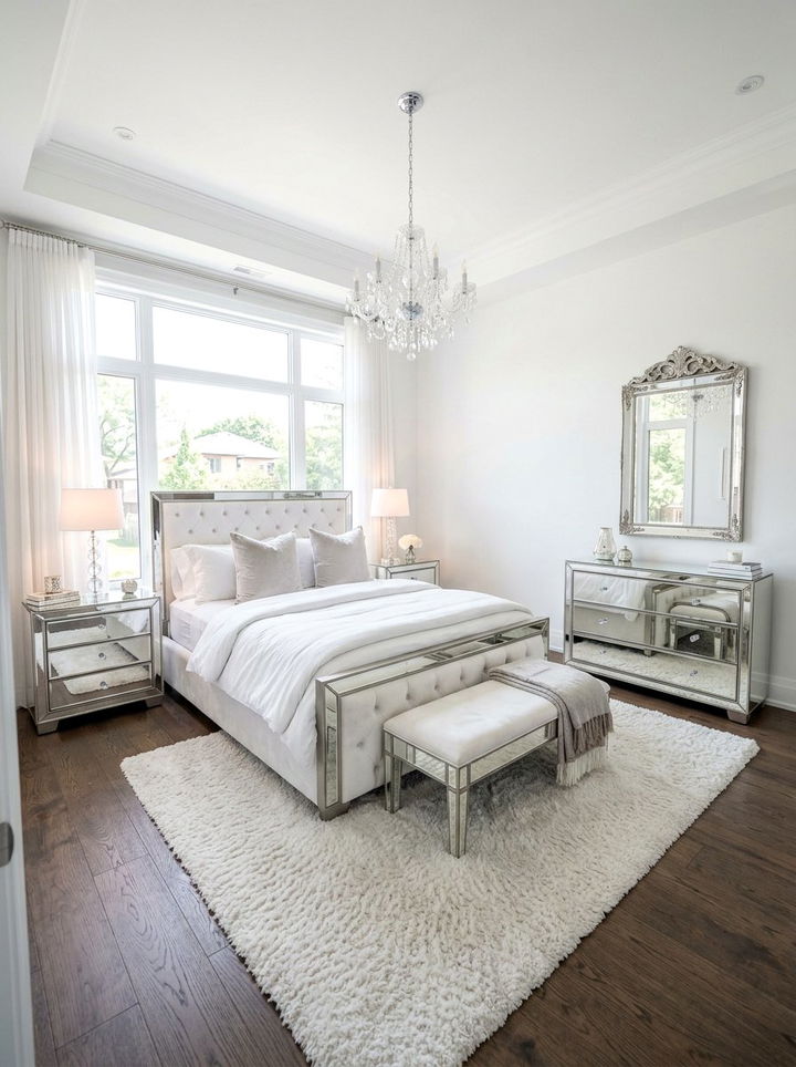 Mirrored Furniture Bedroom - 30 bedroom customizable ideas