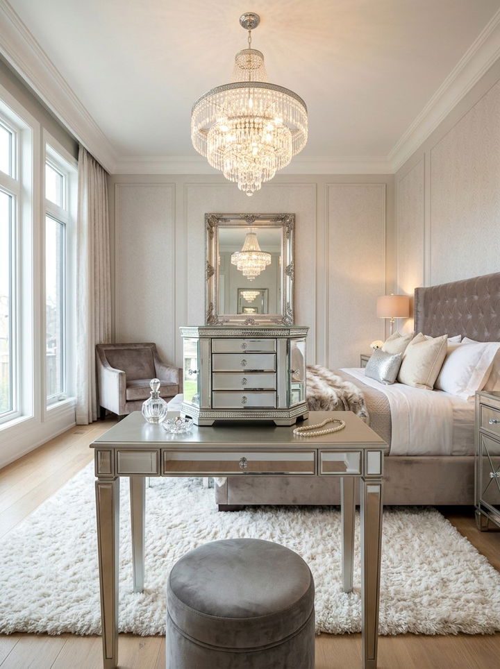 Mirrored Jewelry Box - 30 bedroom decorative boxes