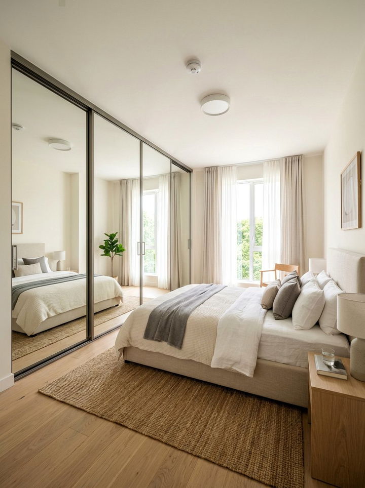 Mirrored Sliding Doors - 30 bedroom mirrors