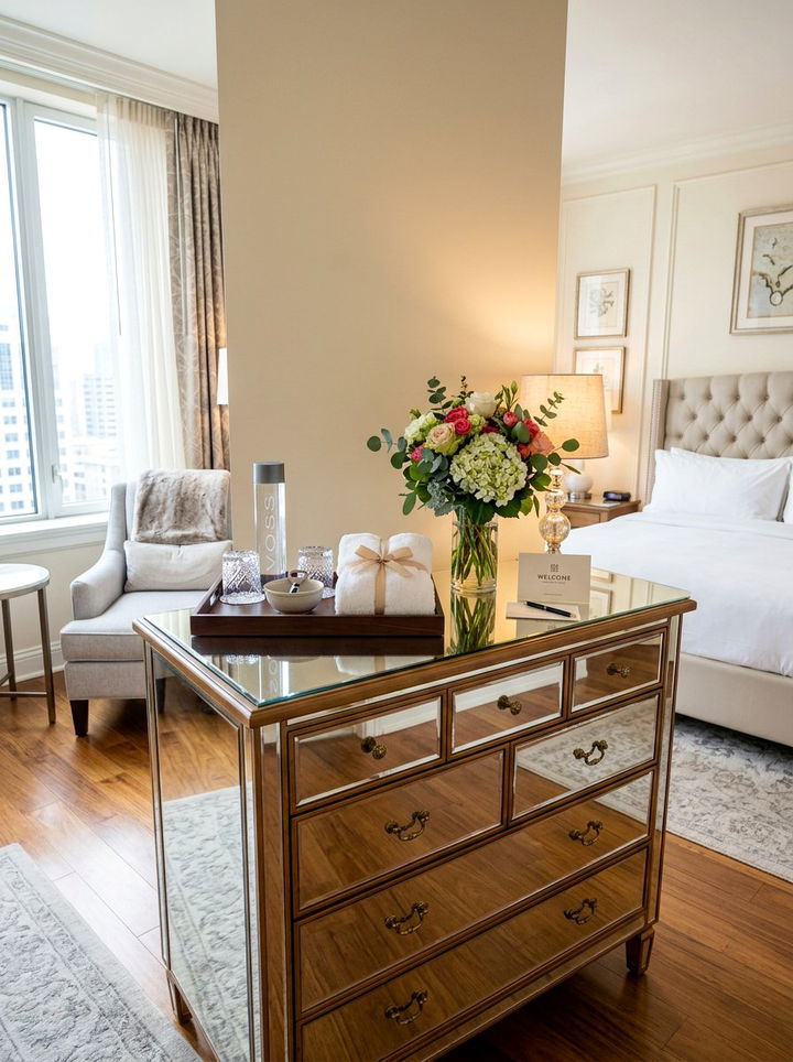 Mirrored dresser for guest room - 30 bedroom mirrored dressers