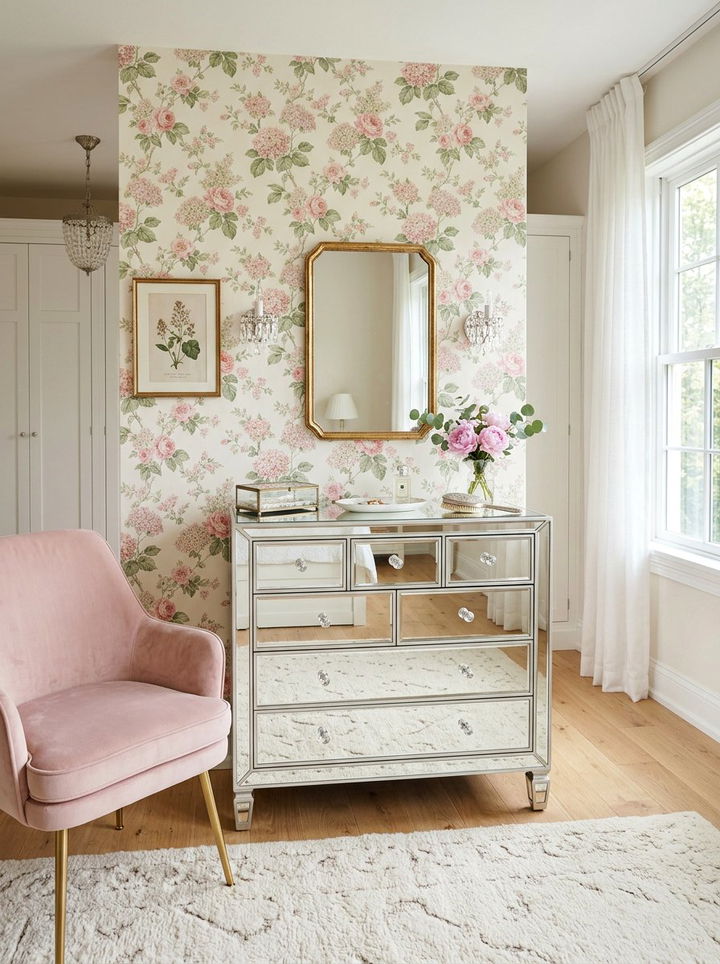 Mirrored lingerie chest - 30 bedroom mirrored furniture ideas