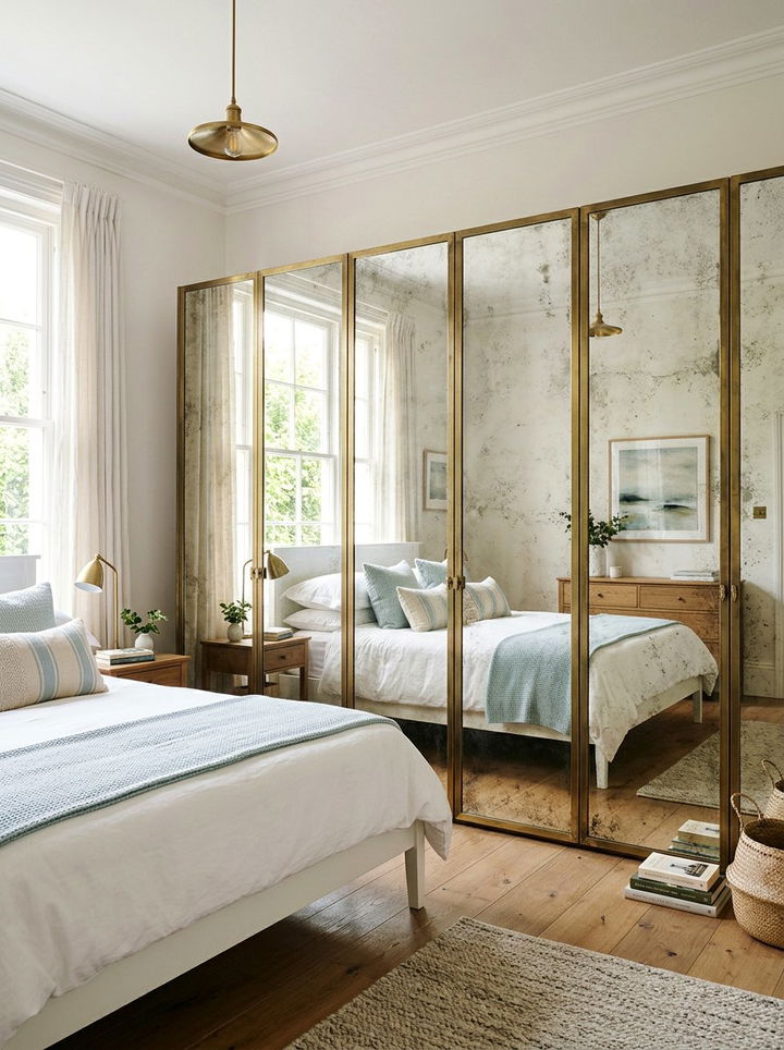 Mirrored wardrobe doors - 30 bespoke bedroom ideas