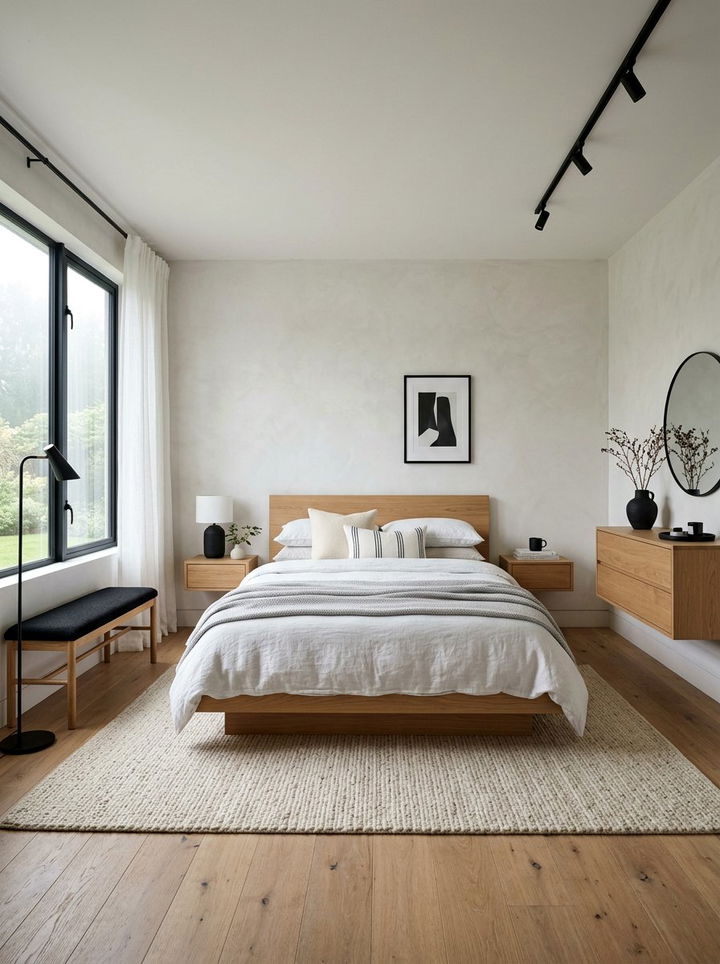 Misty White Bedroom - 30 serene bedroom color ideas