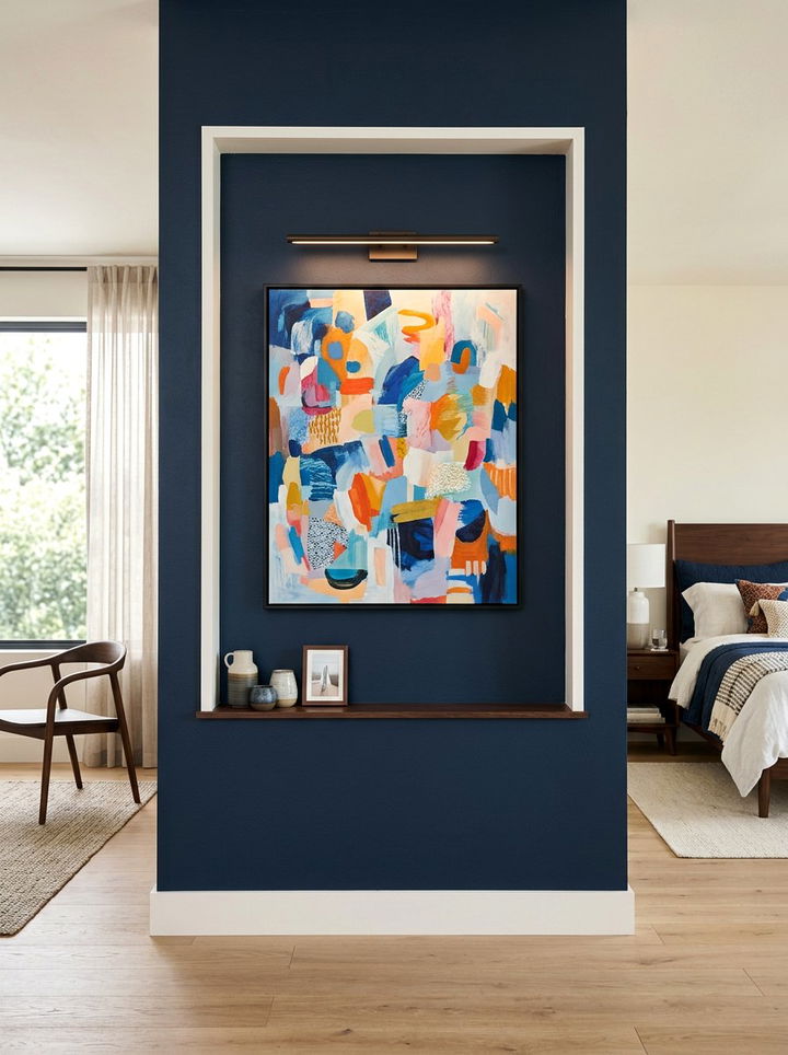 Modern Art Alcove - 30 bedroom alcove ideas