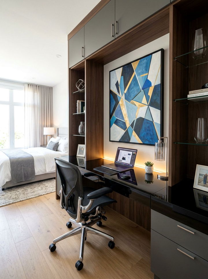 Modern Bedroom Built In Desk - 30 bedroom built-in desks