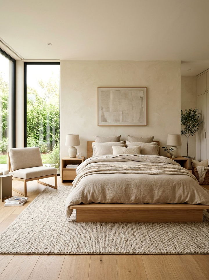 Modern Beige Bedroom - 30 beige and cream bedroom color combo