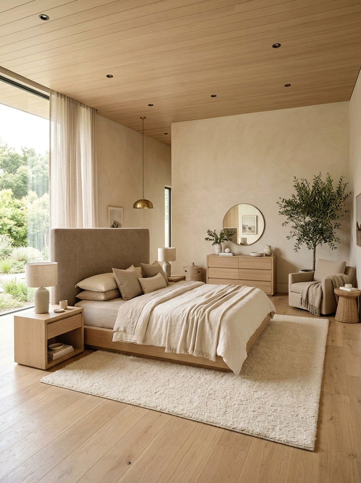Modern Beige Master Bedroom - 30 contemporary beige bedroom ideas