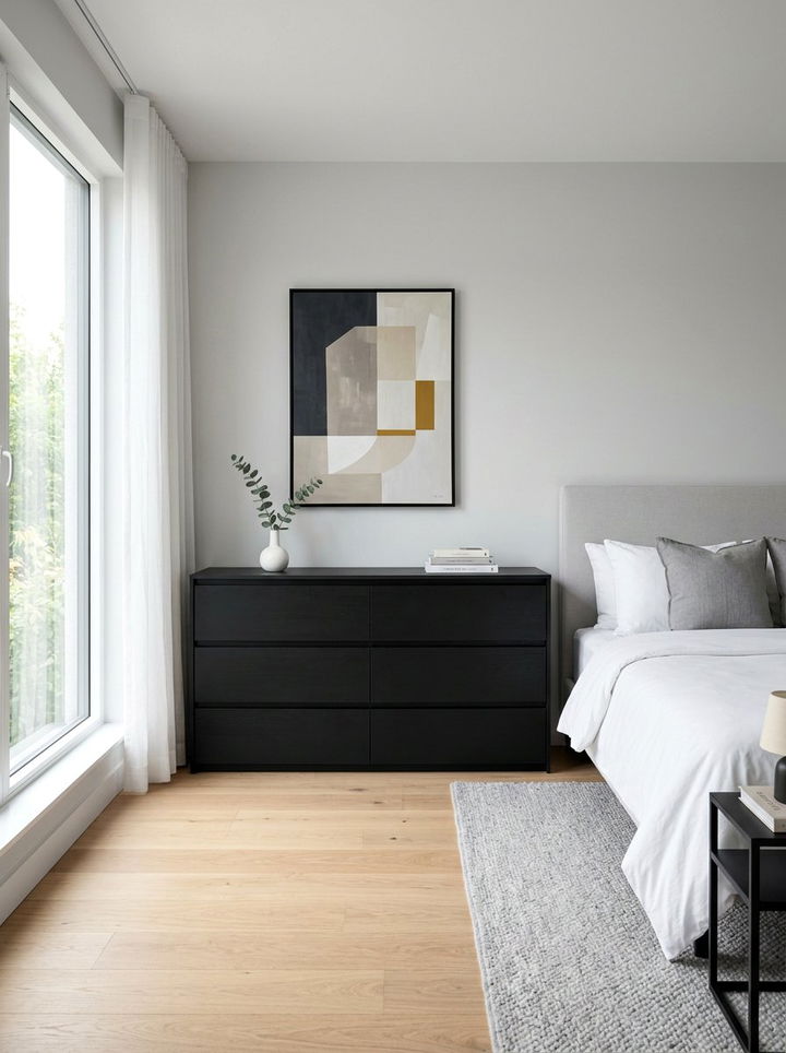 Modern Black Dresser - 30 bedroom black dressers