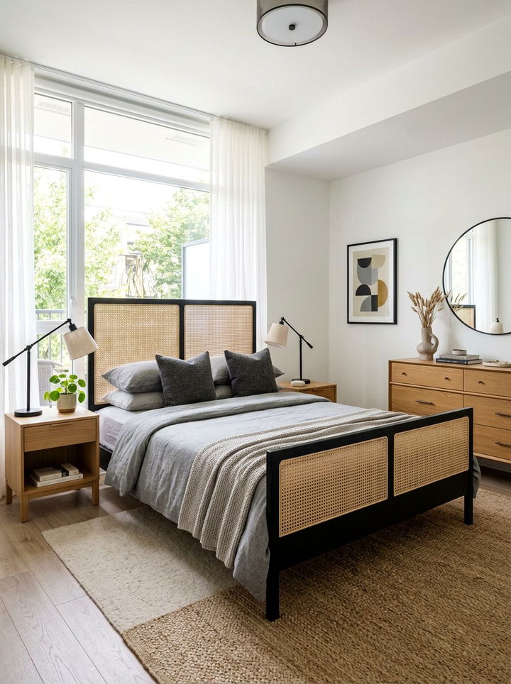 Modern Cane Bedroom - 30 cane bedroom ideas