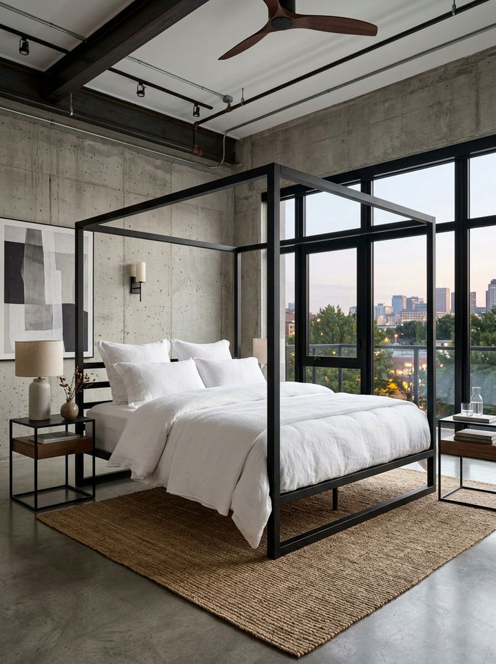 Modern Canopy Bed - 30 bedroom enhancement ideas