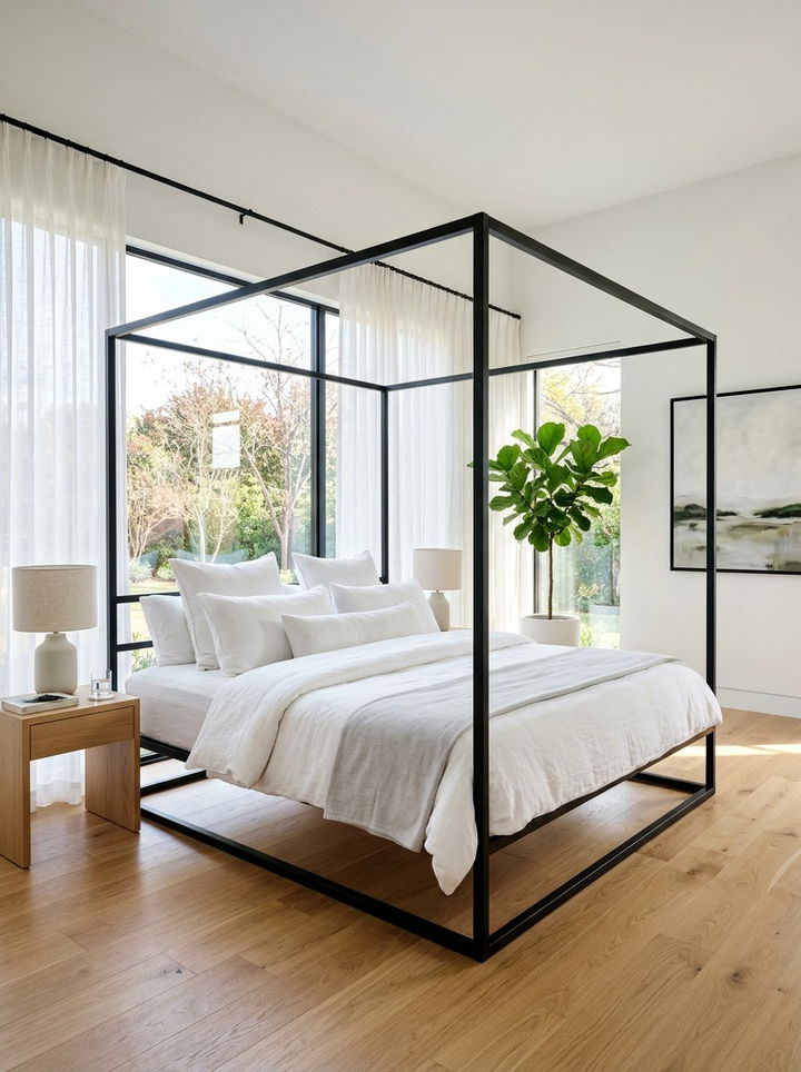Modern Canopy Bed - 30 bedroom bed ideas