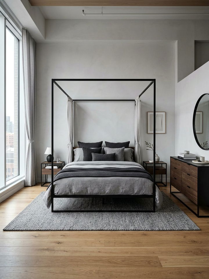 Modern Canopy Bedroom Set - 30 bedroom sets