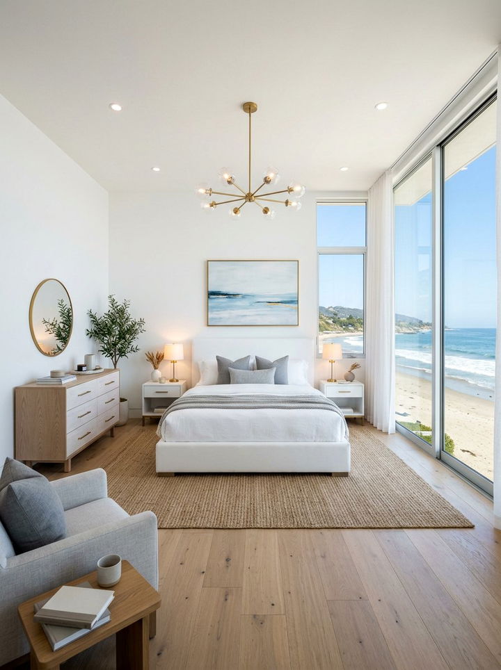 Modern Coastal Bedroom - 30 beach themed bedroom ideas