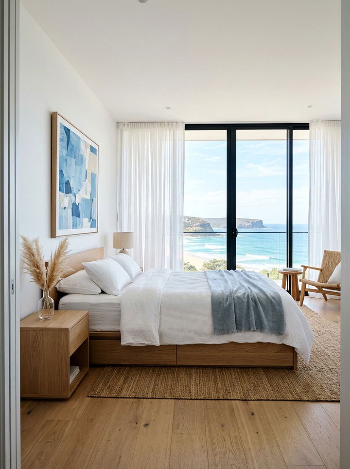 Modern Coastal Bedroom - 30 coastal bedroom ideas