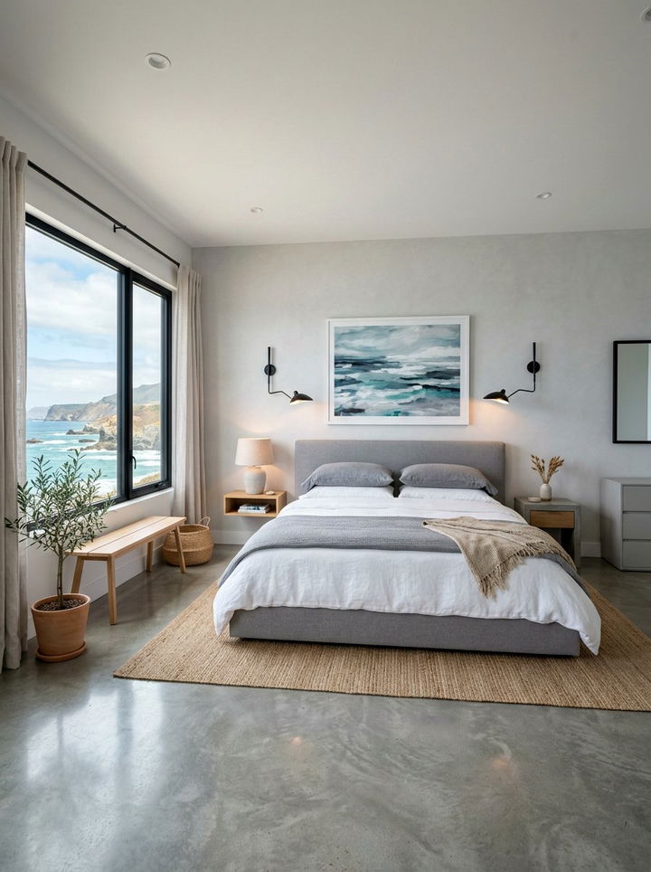 Modern Coastal Gray Bedroom - 30 coastal gray bedroom ideas