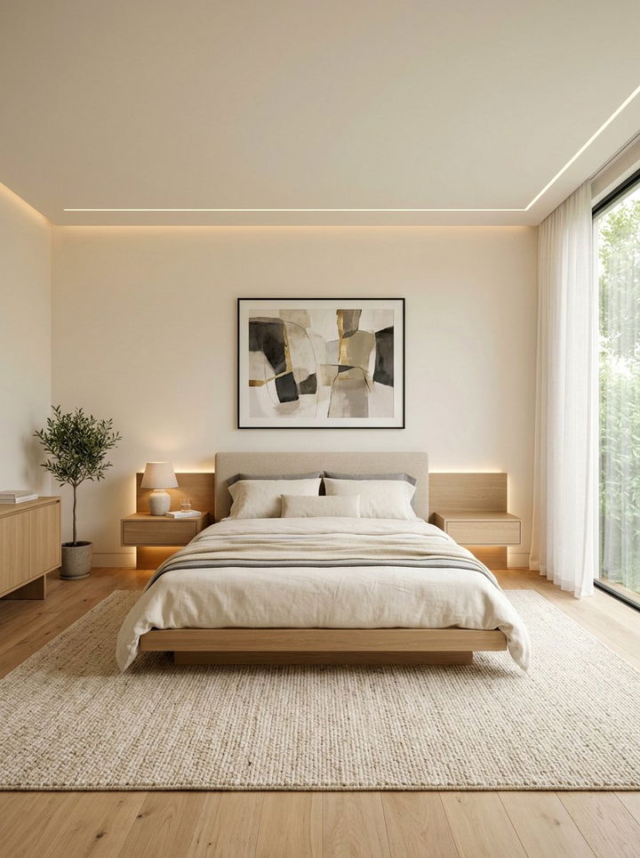 Modern Cream Bedroom - 30 cream bedroom design ideas