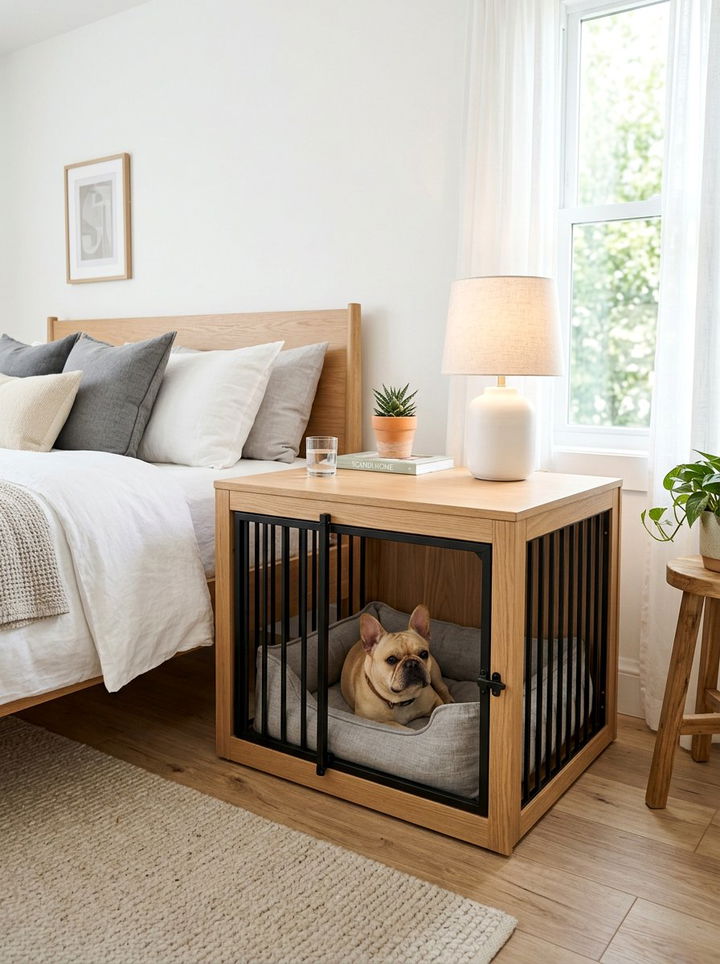 Modern Dog Crate Furniture - 30 dog bedroom ideas