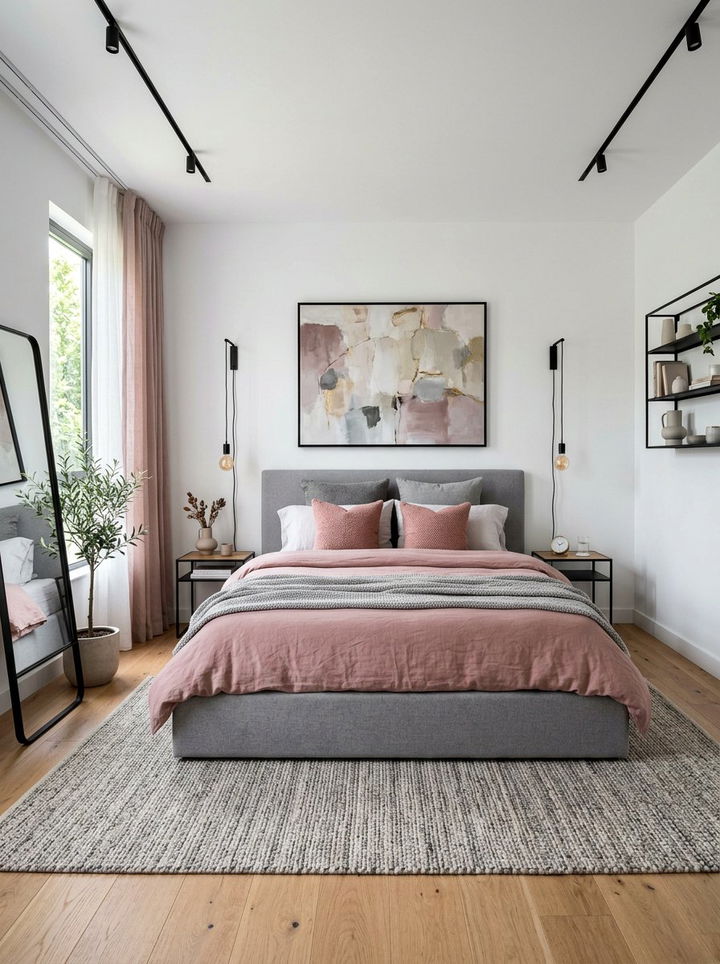 Modern Dusty Rose Master Bedroom - 30 dusty rose bedroom ideas