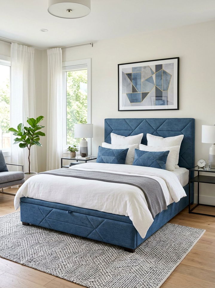 Modern Fabric Ottoman Bed - 30 bedroom ottoman bed ideas