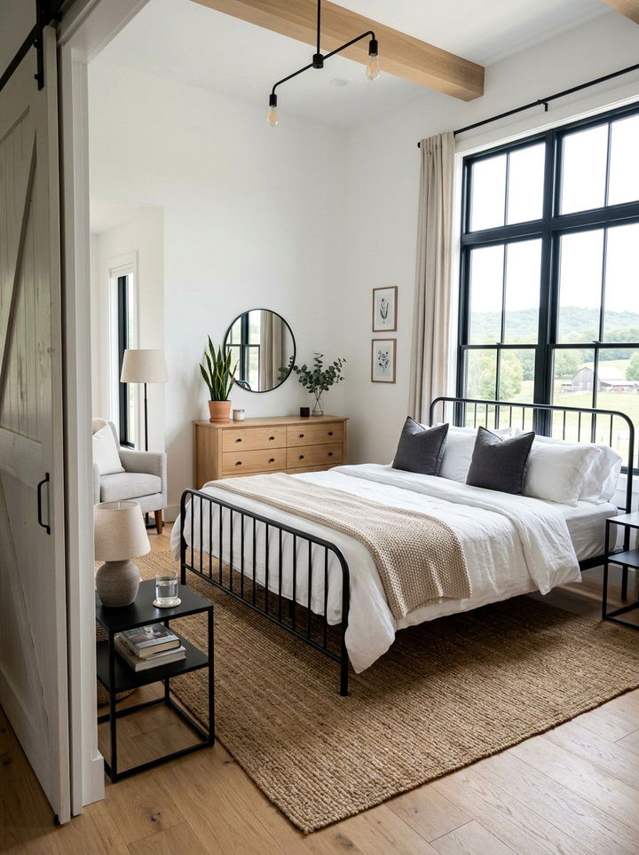 Modern Farmhouse Bedroom - 30 farmhouse bedroom ideas