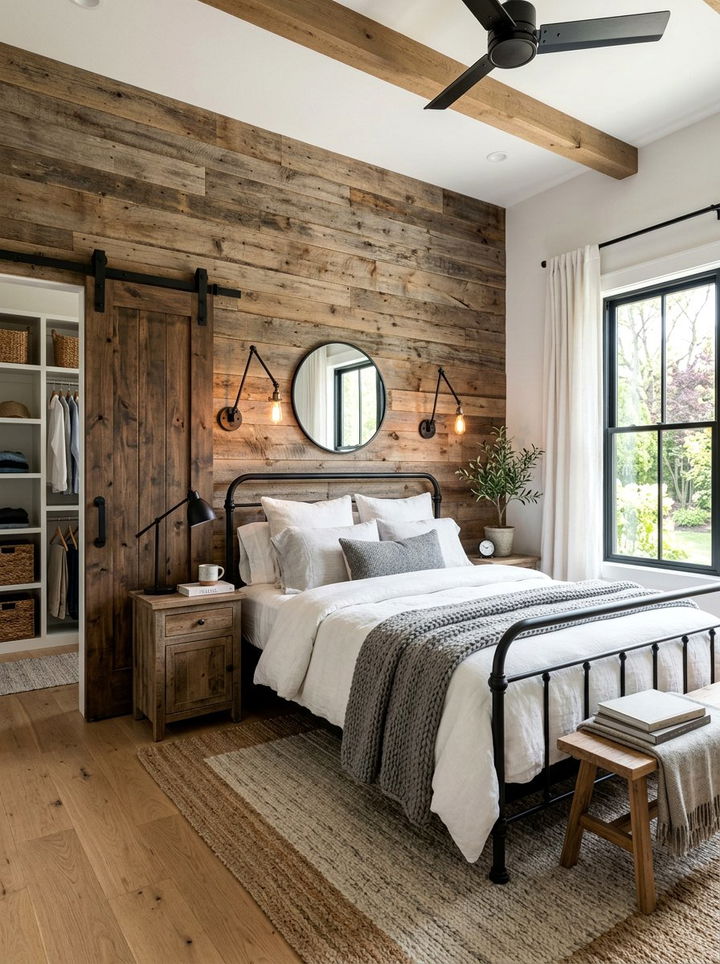Modern Farmhouse Bedroom - 30 bedroom remodel ideas