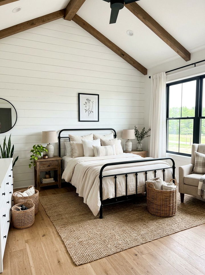 Modern Farmhouse Bedroom - 30 bedroom transformation ideas